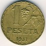 1 Peseta Spain 1937 KM# 755. Uploaded by Granotius